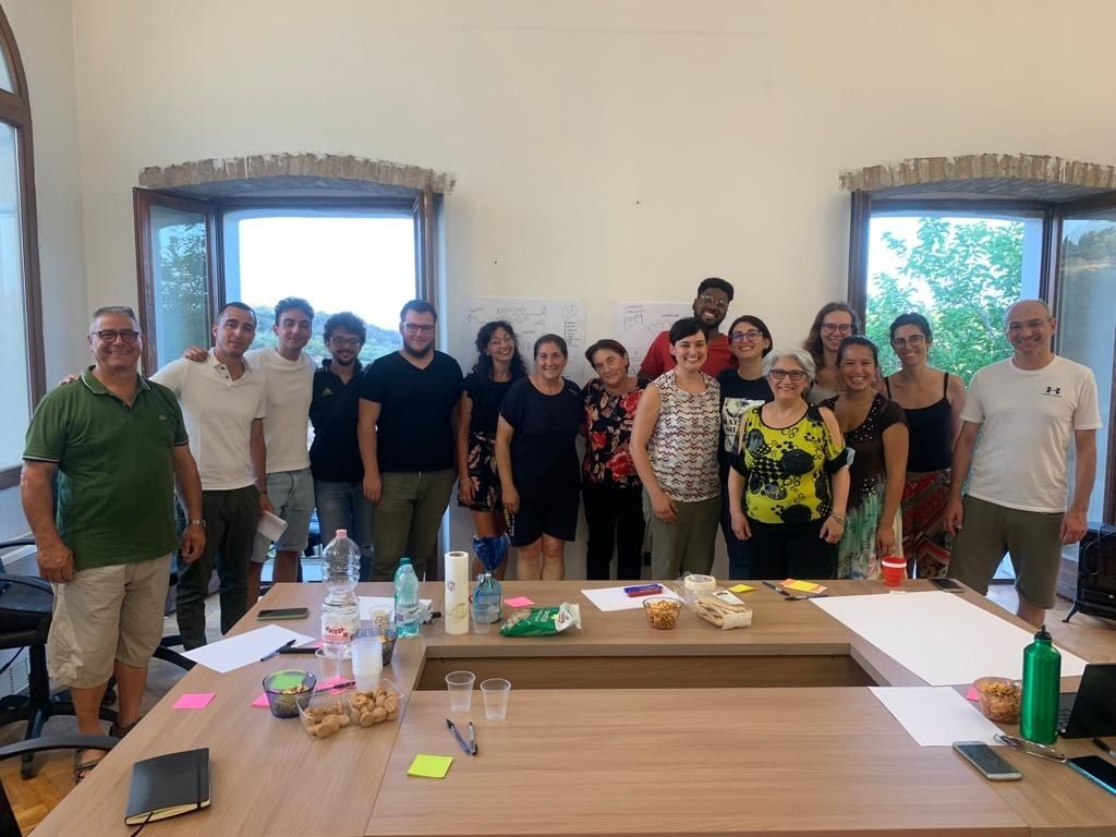 Local residents and Remote Impact participants at the first workshop in Tursi, Italy